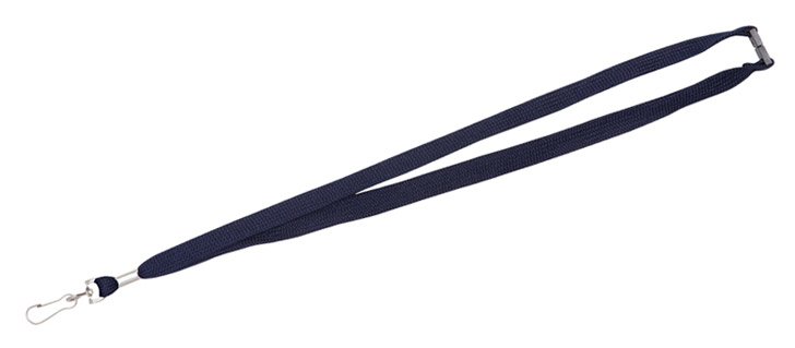 12mm Safety Lanyard in Navy Blue